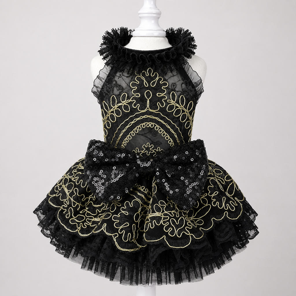 Handmade Princess Puppy Outfit Lace Tutu