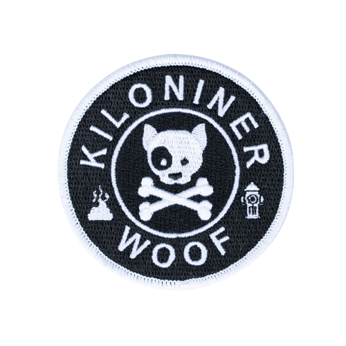 DOG & CROSSBONES Glow In The Dark Morale Patch