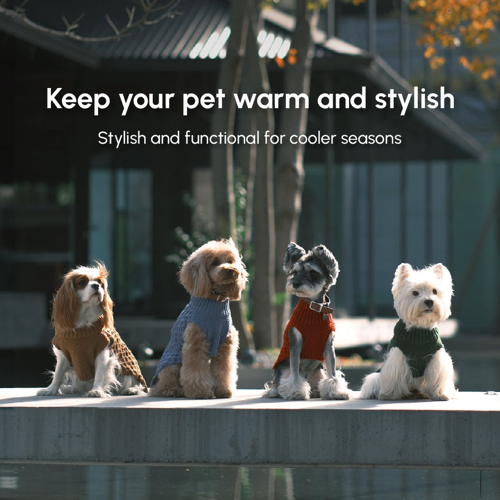 Pet Sweater Vest - Red