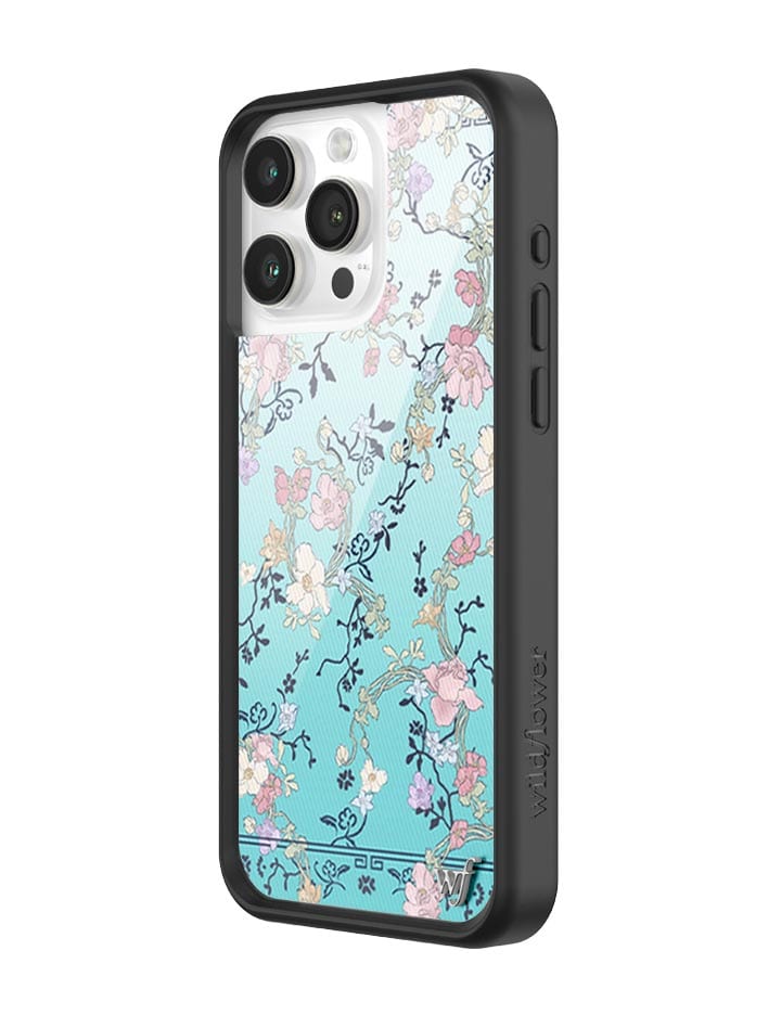 Gallery Girlie Blue iPhone Case