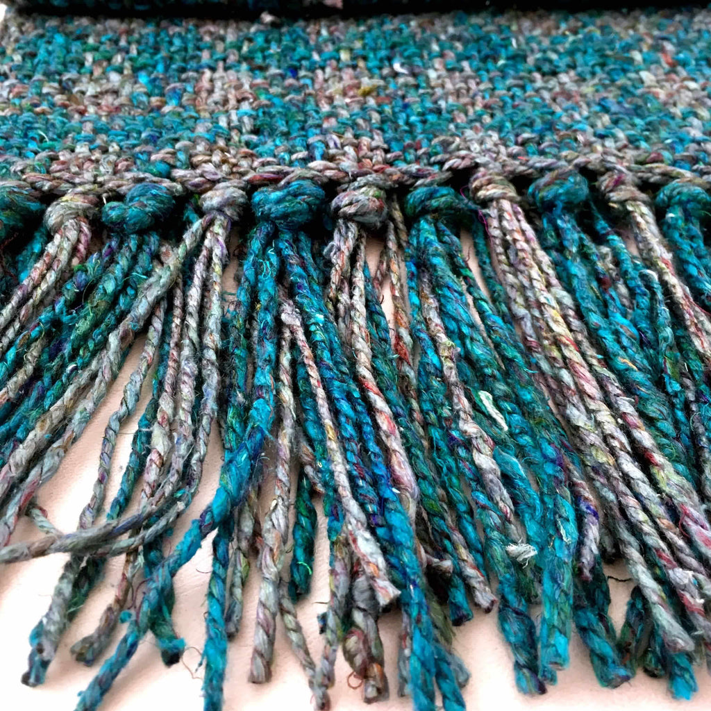 Ocean Storm Tweed Scarf Weaving Kit