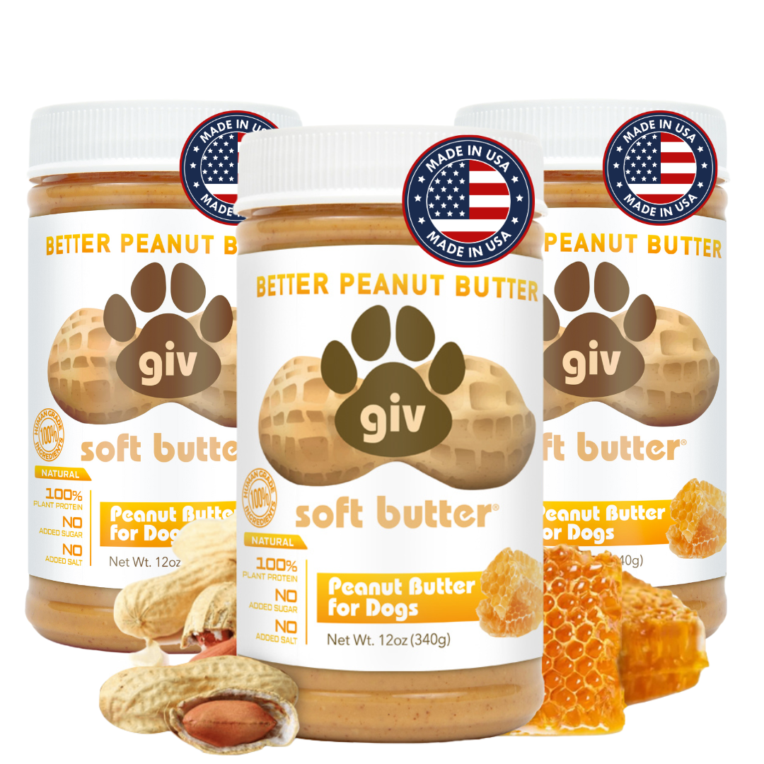 Dog Peanut Butter Bundle 3 Jar Pack