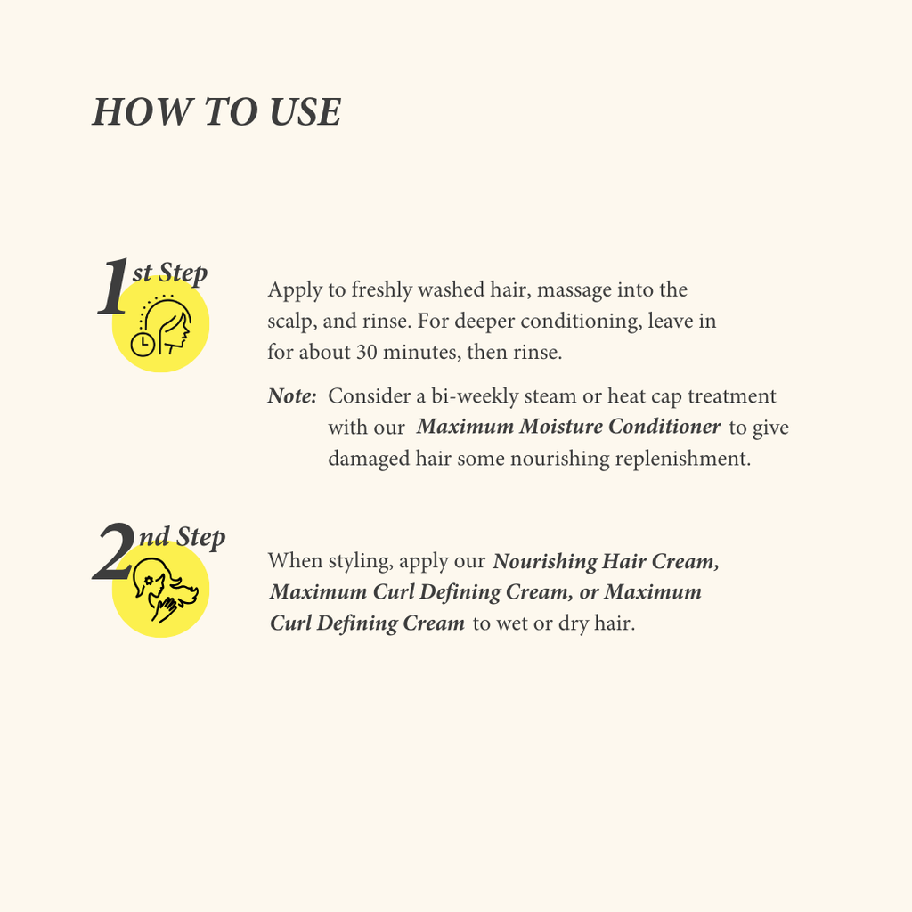 Maximum Moisture Conditioner for Dry, Brittle & Natural Hair