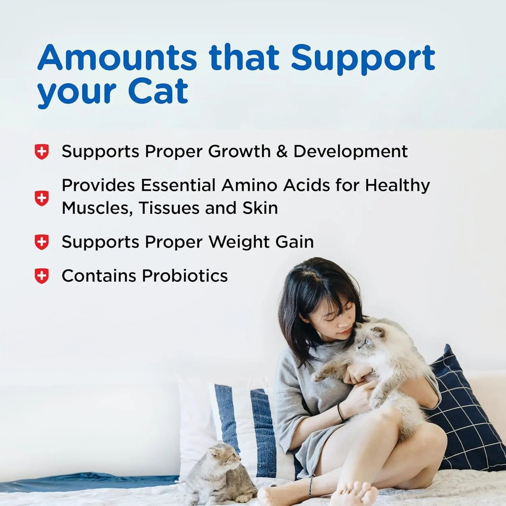 Nutri-Vet Kitten Milk Replacer Powder 12oz – Probiotic Formula Made in USA