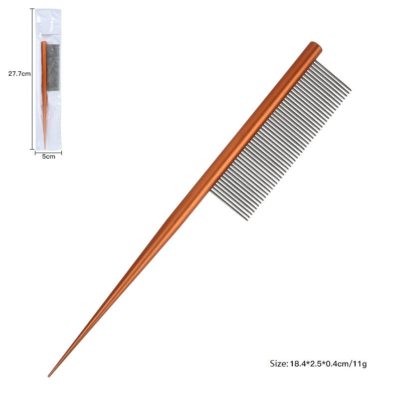 Dual Teeth Stainless Steel Pet Comb