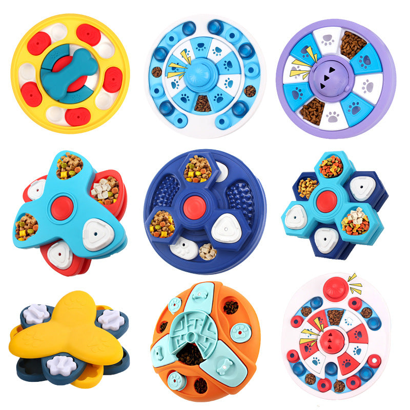 Interactive Dog Puzzle Feeder Slow Toy