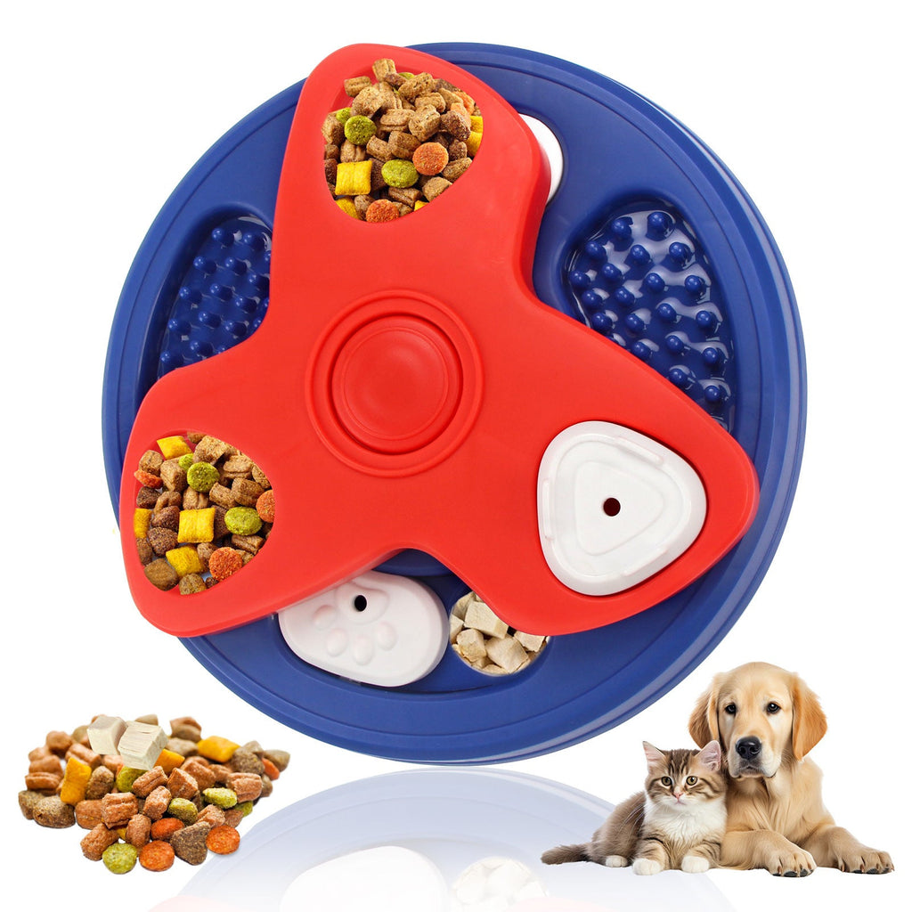 Spinner Dog Puzzle Feeder Toy