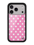 Polka Dot | Pink and White iPhone Case