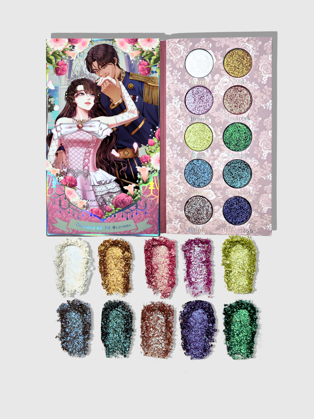 Diamond Of All Seasons- Duochrome Pressed Pigment Palette