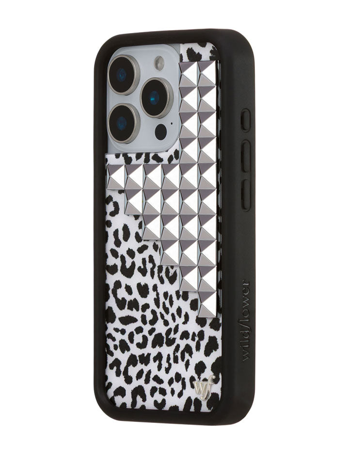 Snow Meow Stud iPhone Case