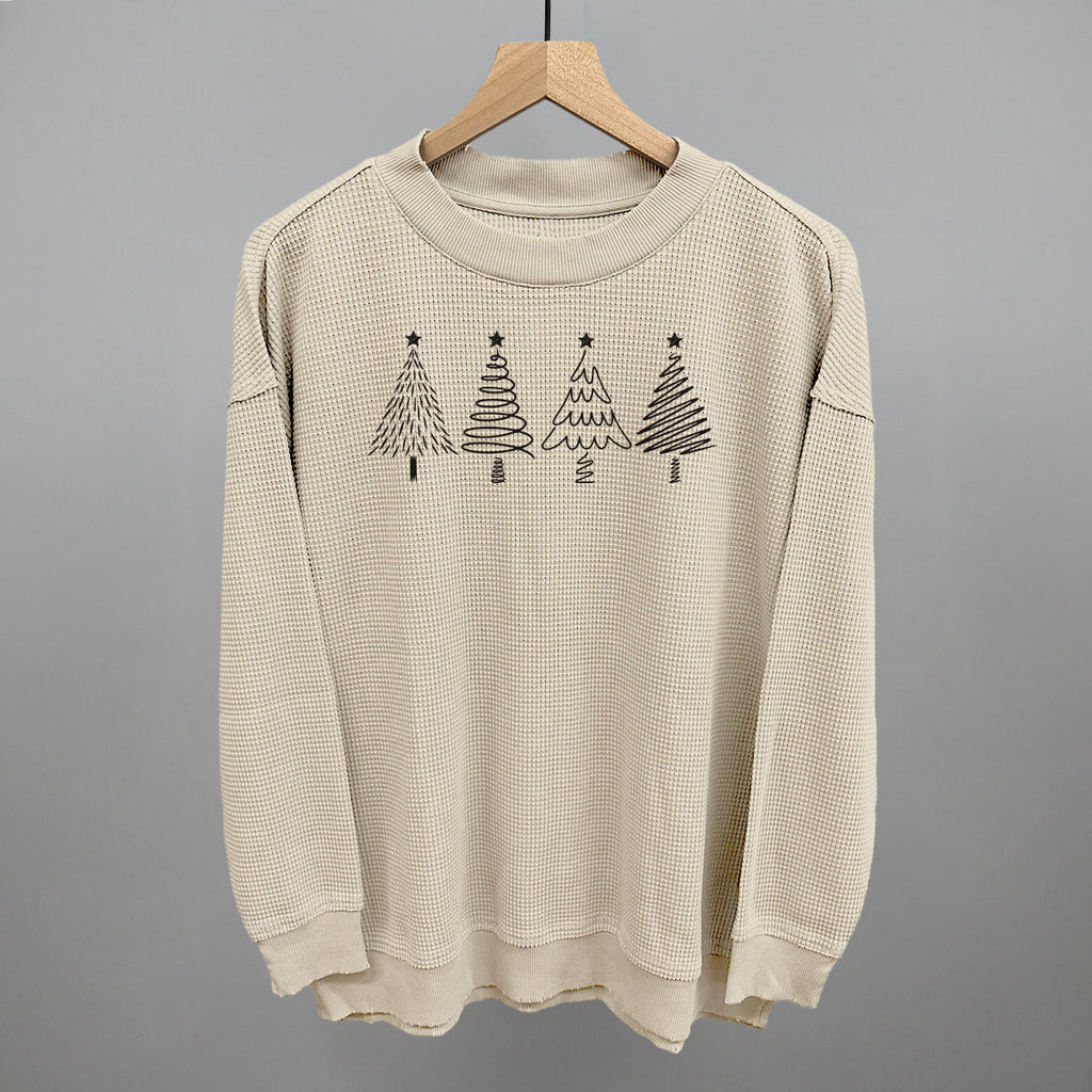 Christmas Tree Doodles (Black)