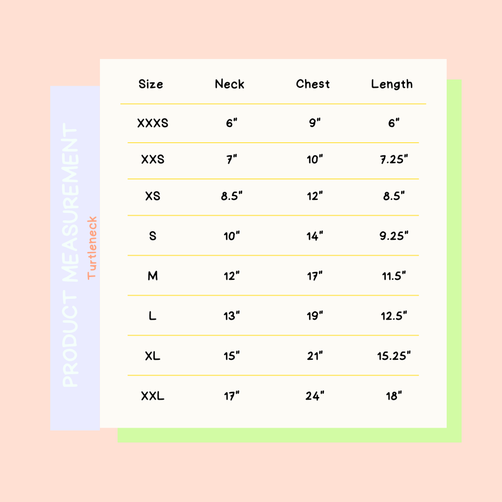 Pastel Striped Turtleneck
