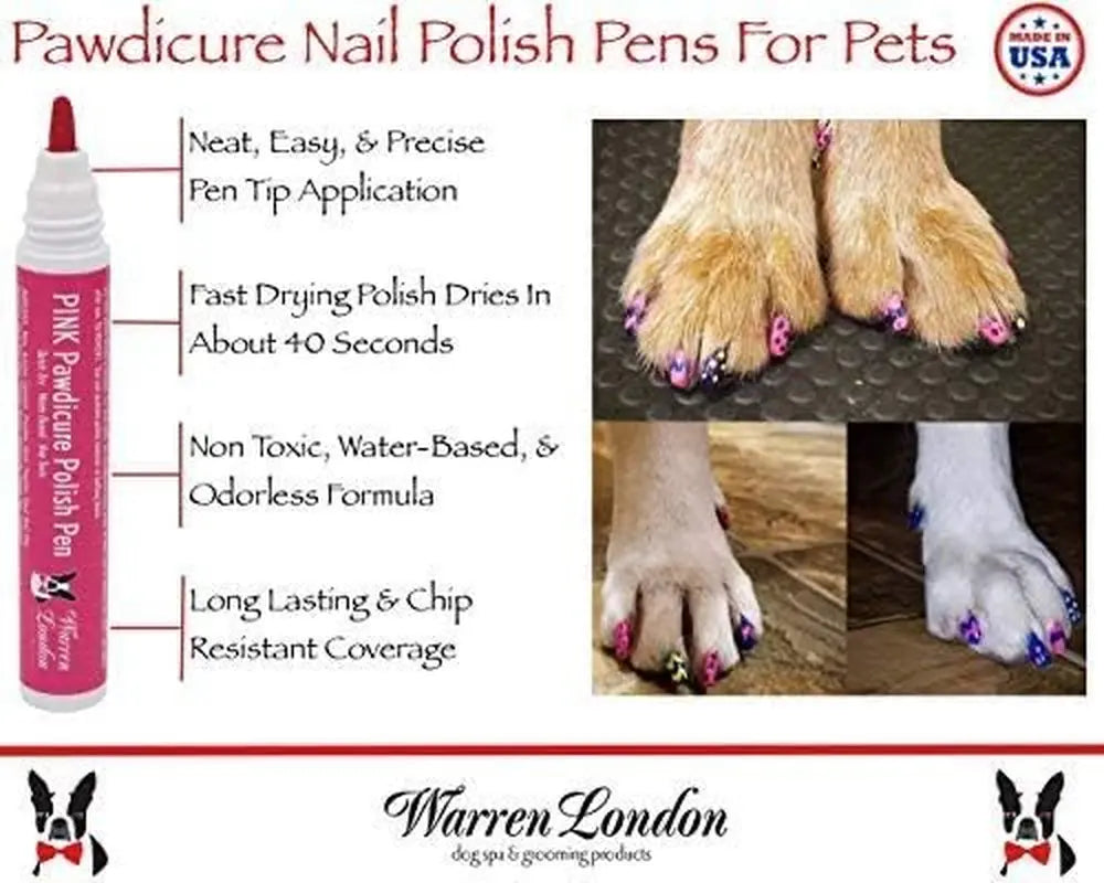 Warren London Ultimate Dog Spa Gift Box 8-Piece Grooming & Pampering Kit