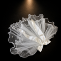 White Tulle Pet Veil Hair Clip wedding accessories