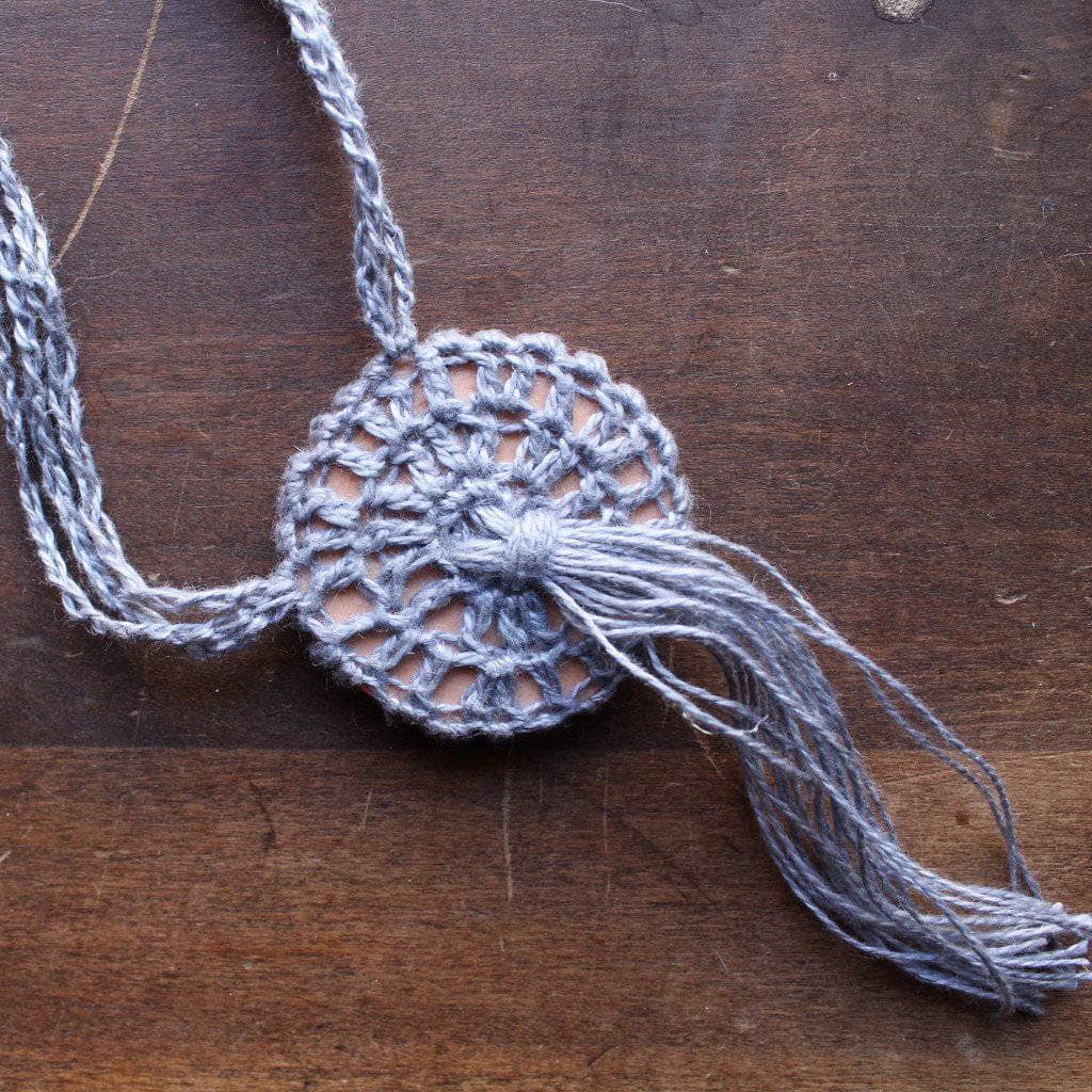 Boho Macrame Necklace Crochet Kit