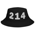 214 Area Code Bucket Hat