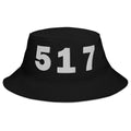 517 Area Code Bucket Hat