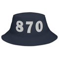 870 Area Code Bucket Hat