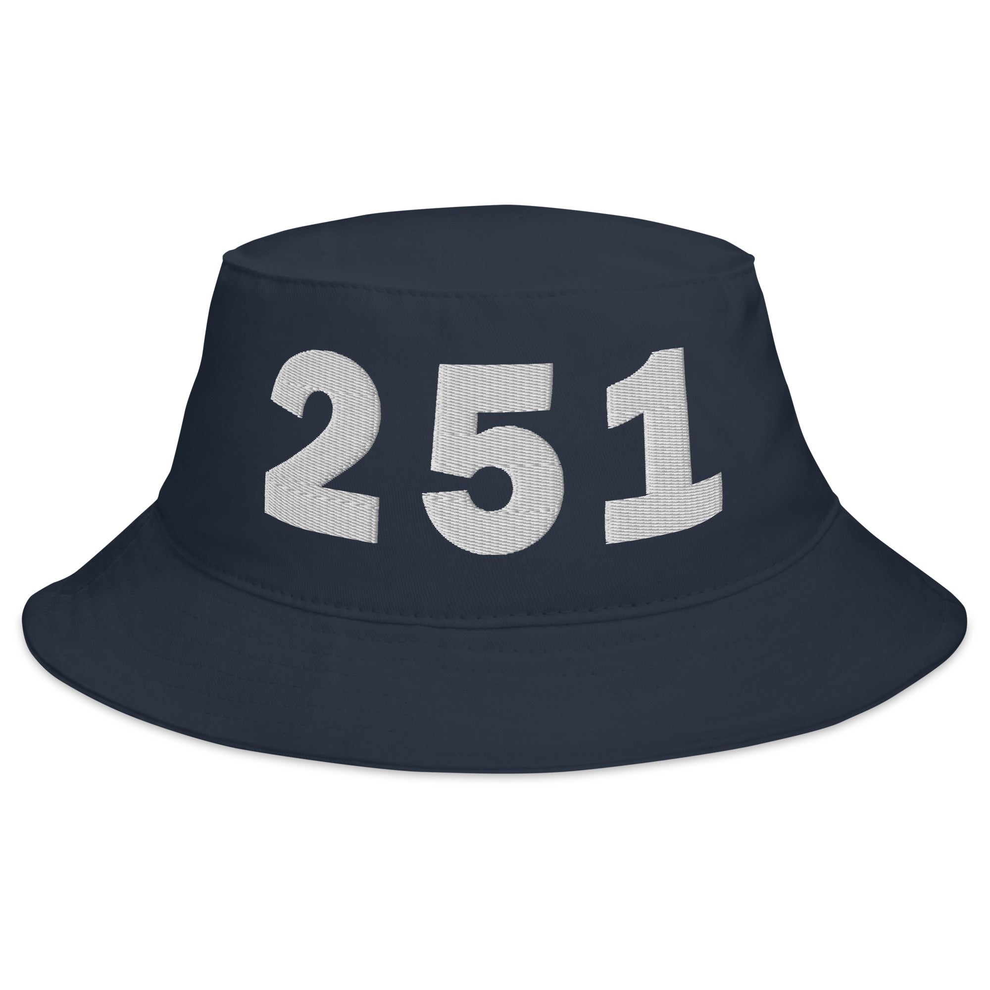 251 Area Code Bucket Hat