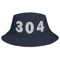 304 Area Code Bucket Hat