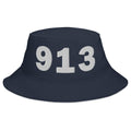 913 Area Code Bucket Hat