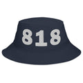 818 Area Code Bucket Hat
