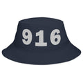 916 Area Code Bucket Hat