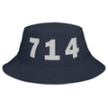 714 Area Code Bucket Hat