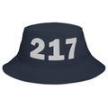 217 Area Code Bucket Hat