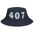 407 Area Code Bucket Hat