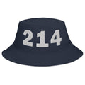 214 Area Code Bucket Hat