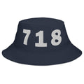 718 Area Code Bucket Hat