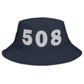 508 Area Code Bucket Hat