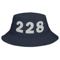 228 Area Code Bucket Hat