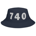 740 Area Code Bucket Hat