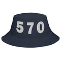 570 Area Code Bucket Hat