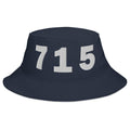 715 Area Code Bucket Hat