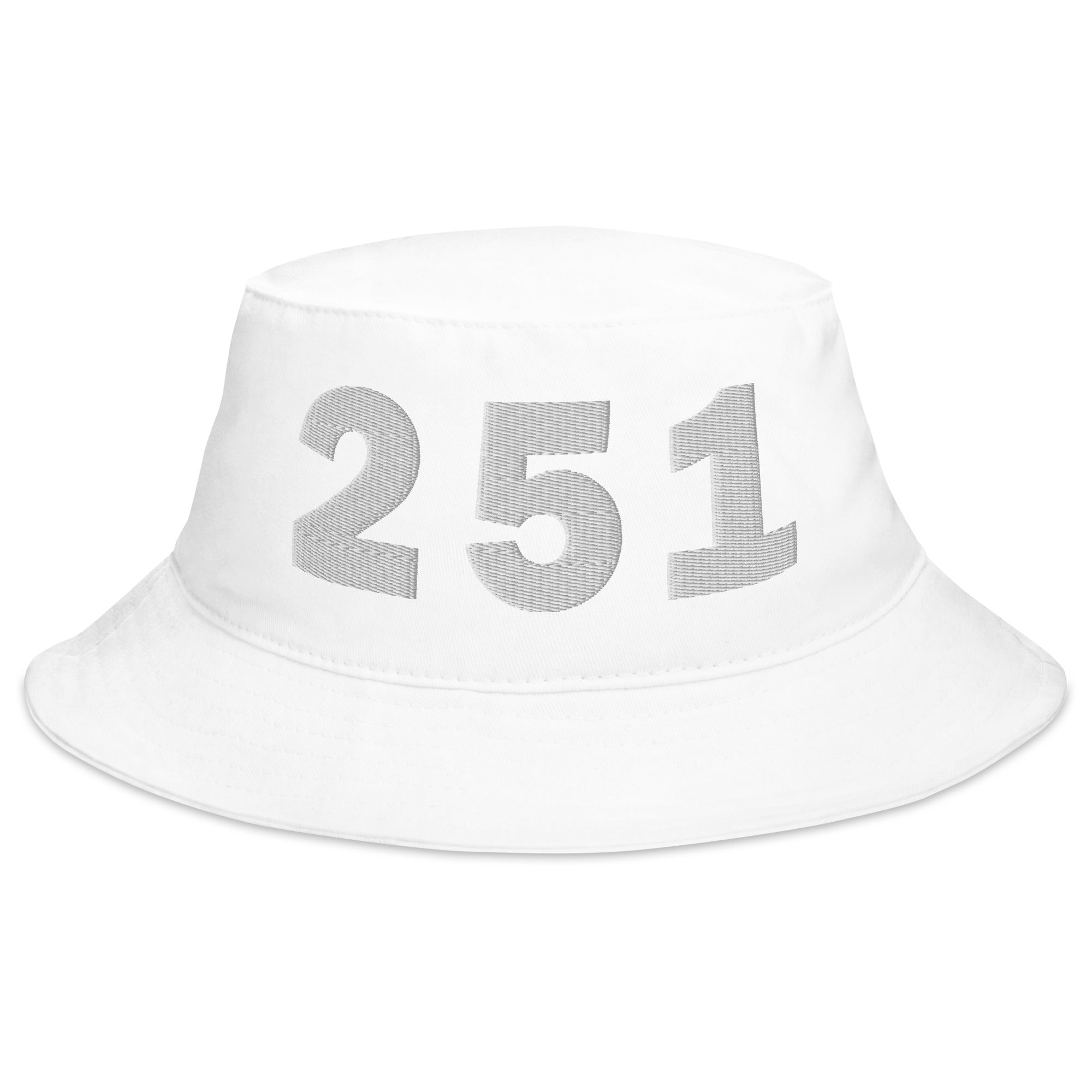 251 Area Code Bucket Hat