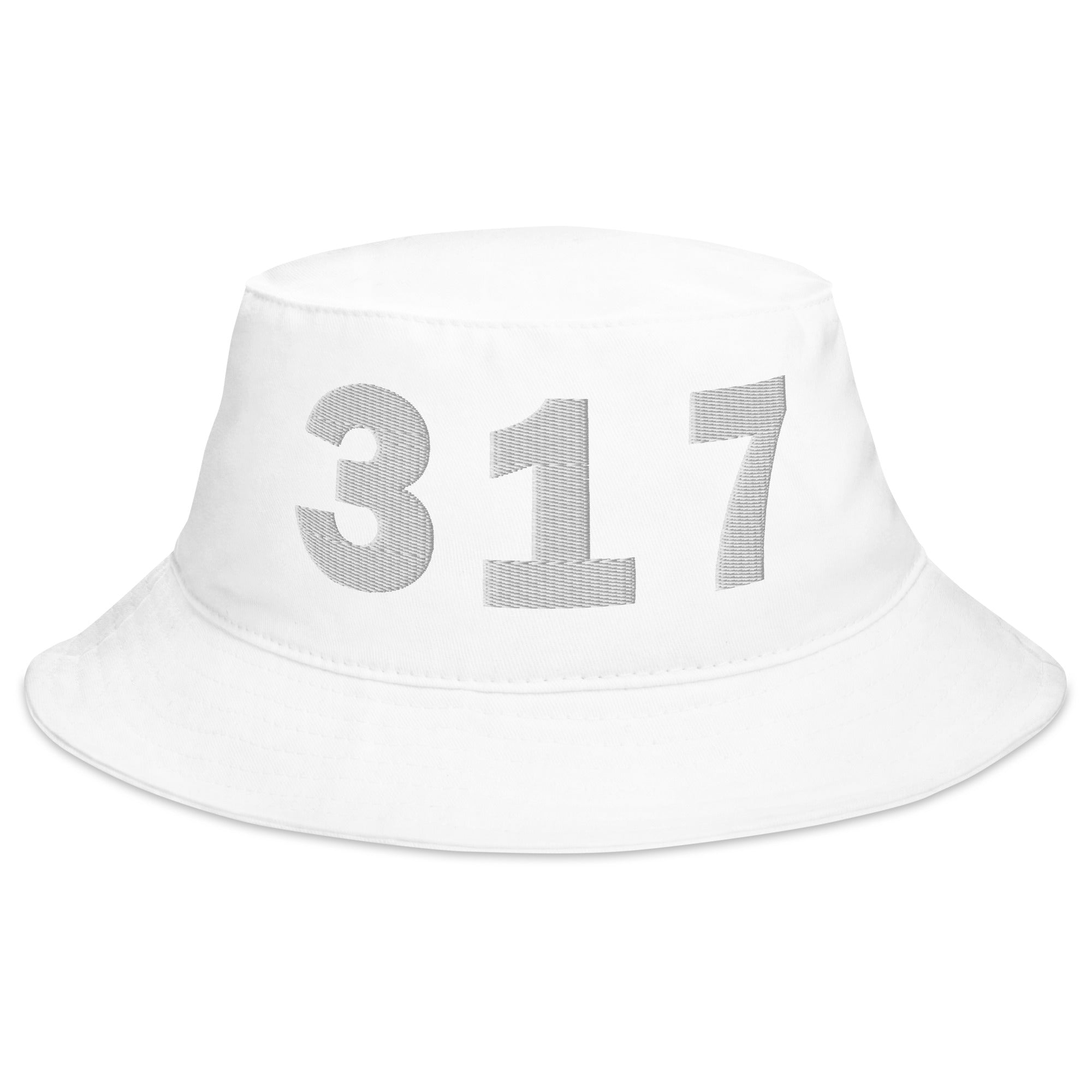 317 Area Code Bucket Hat