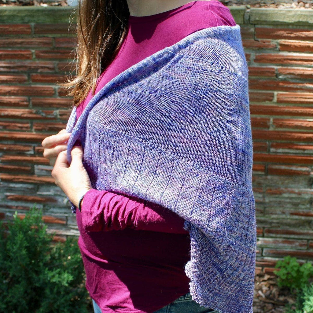 Calico Scallop Shawl Knitting Kit