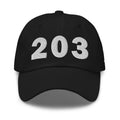 203 Area Code Dad Hat