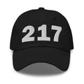 217 Area Code Dad Hat