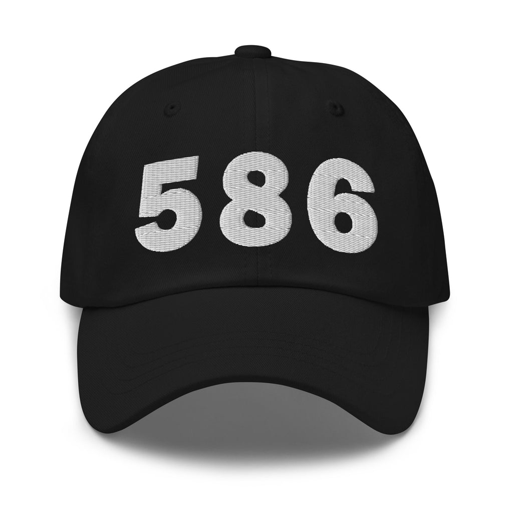 586 Area Code Dad Hat
