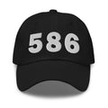 586 Area Code Dad Hat