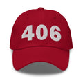 406 Area Code Dad Hat