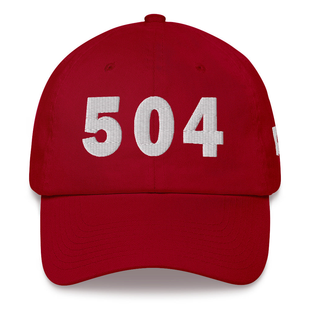 504 Area Code Dad Hat