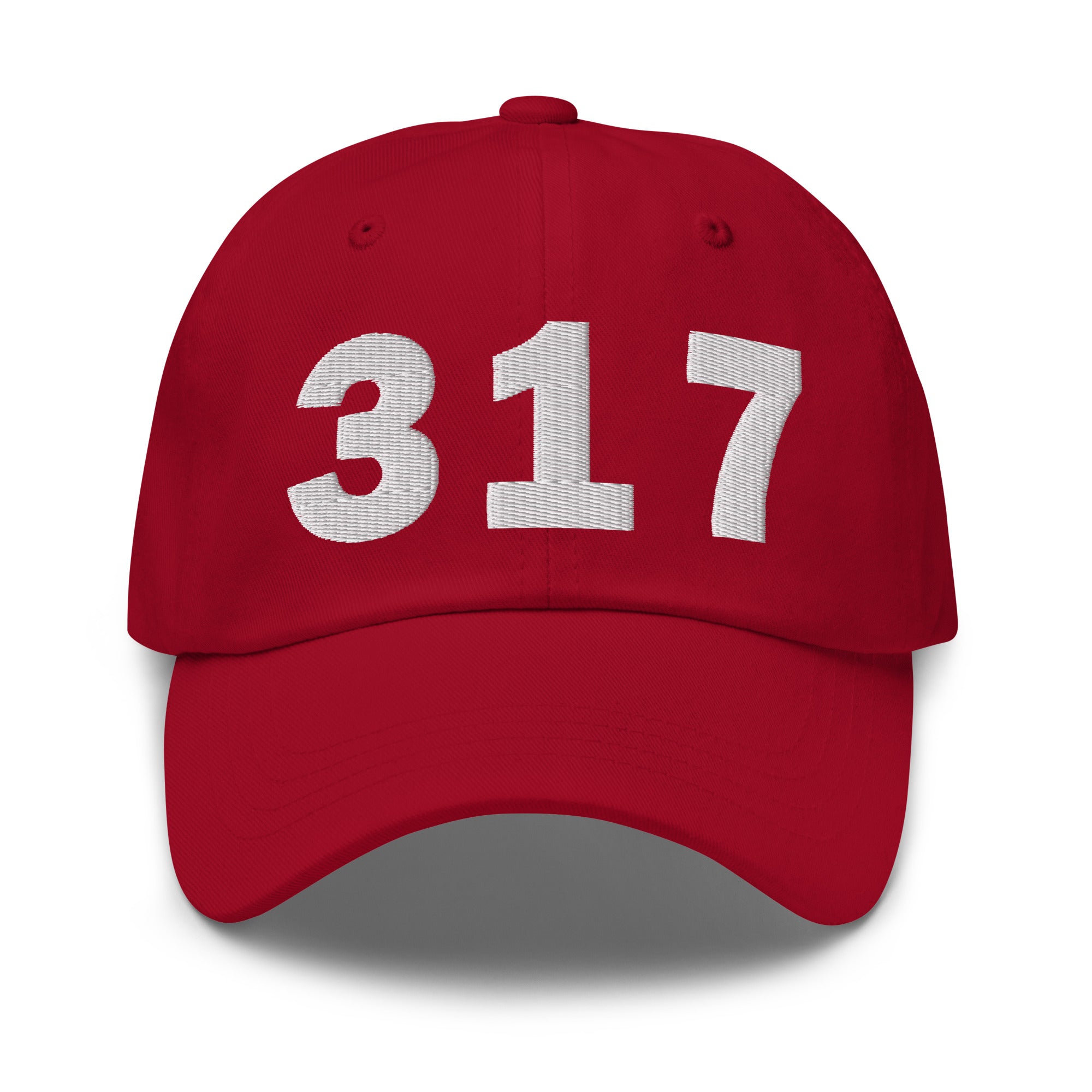 317 Area Code Dad Hat