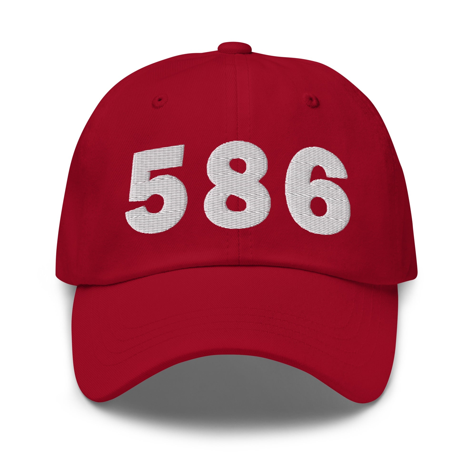 586 Area Code Dad Hat