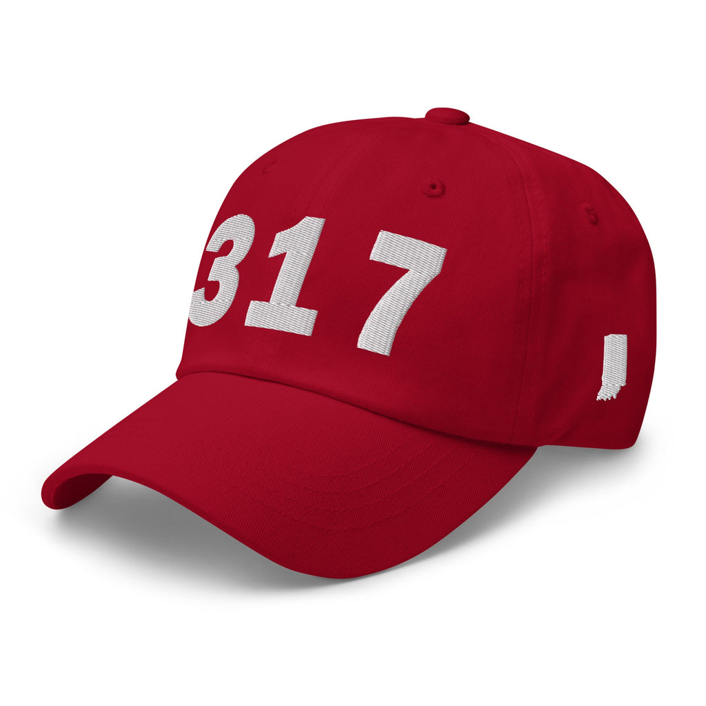 317 Area Code Dad Hat