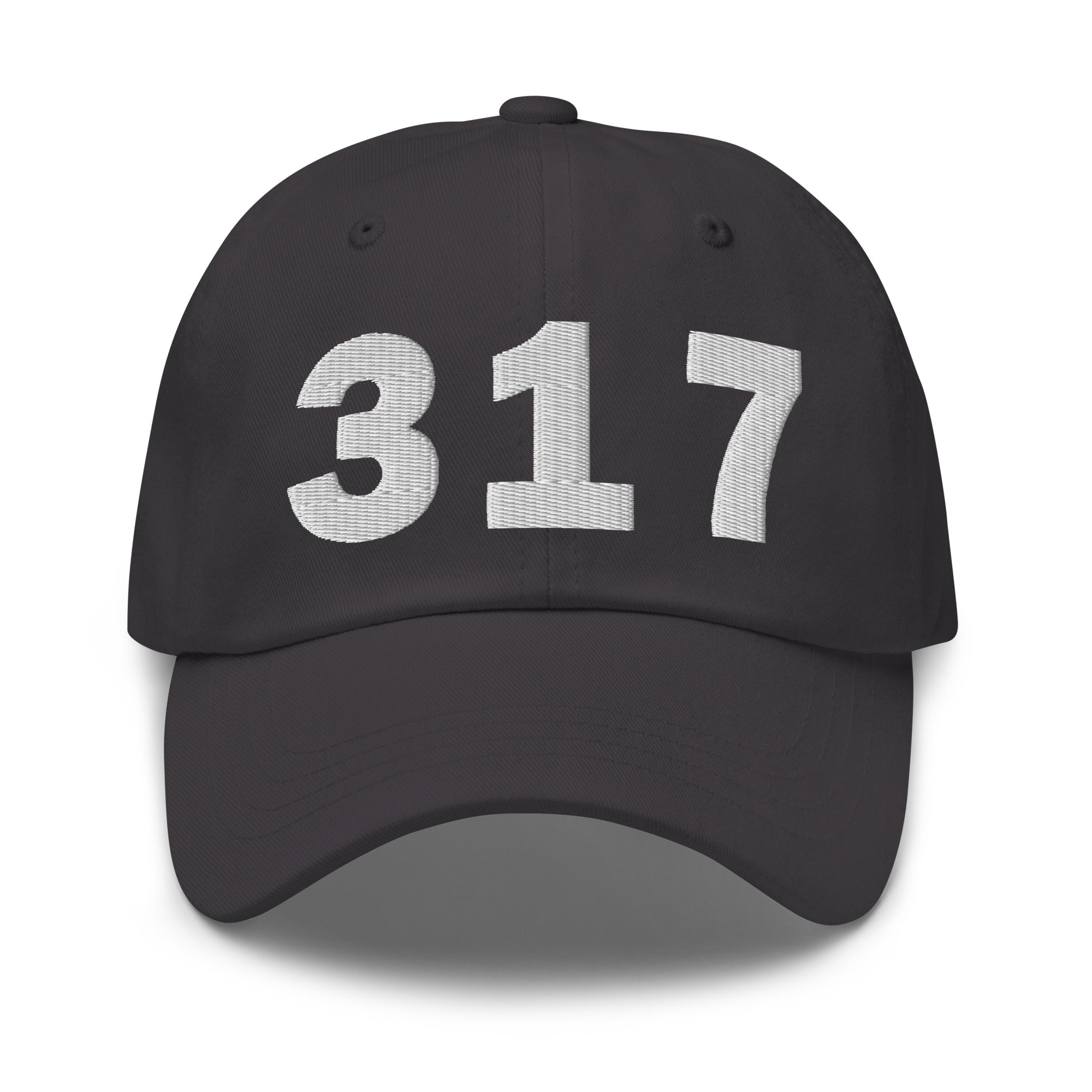 317 Area Code Dad Hat